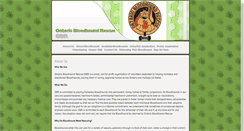 Desktop Screenshot of bloodhoundrescue.ca